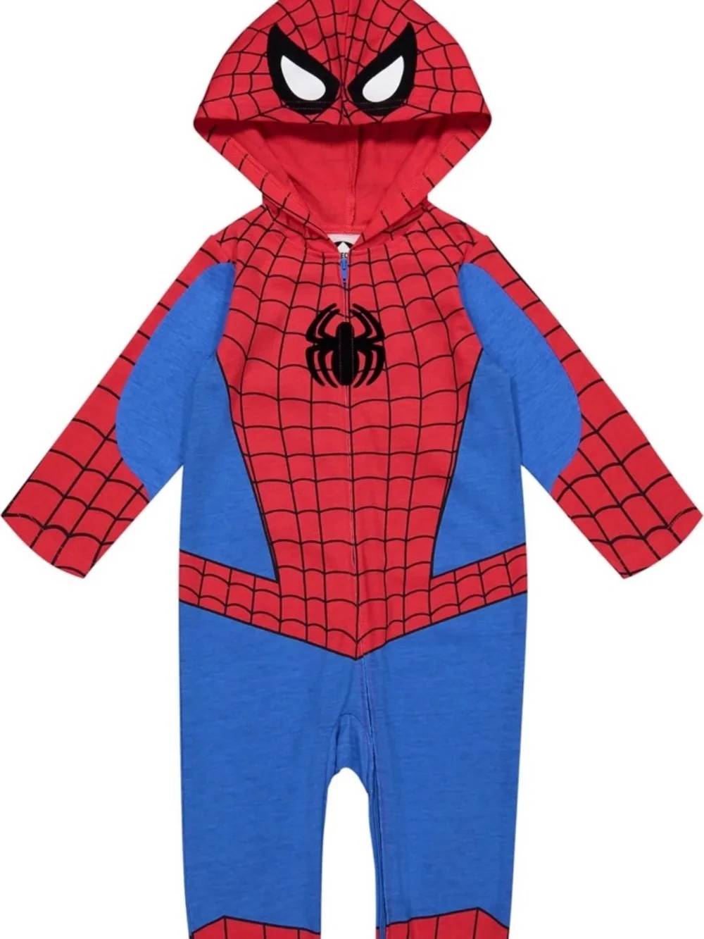 Marvel Spider-Man Cosplay Hooded One Piece Toddler 2T